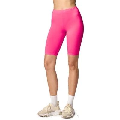 Abbildung von Merry Style Damen Sport Leggings kurz Sportleggings Radlerhose Sporthose aus Viskose MS10 145 (Beige, XS)