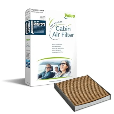 Abbildung von VALEO 701030 Innenraumfilter Aktivkohlefilter mit Polyphenol, fungizider Wirkung, antiallergischer Wirkung 188 225 43 CLIMFILTER SUPREME