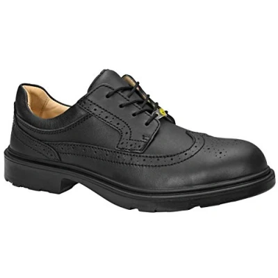 Abbildung von ELTEN Sicherheitsschuhe OFFICER ESD S2, Damen und Herren, Leder, Stahlkappe, leicht, elegant, Schwarz, Größe: 41