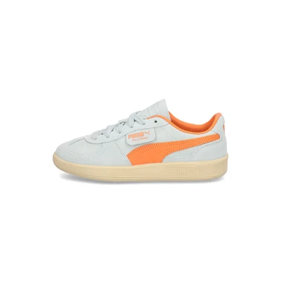 Abbildung von Puma Palermo Unisex Sneaker low, Größe: 37.5, Light blue/orange Veloursleder