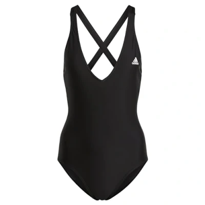 Abbildung von adidas Sportswear 3STRIPES Badeanzug, Damen, Größe: 32, Black/white