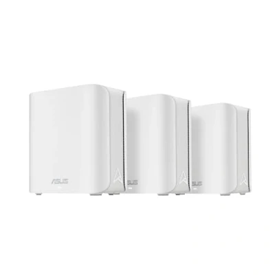 Abbildung von ASUS ZenWiFi BD4 Dualband WiFi 7 AiMesh Extendable Router 3er Set (3.6 Gbps, Abdeckung bis zu 603 m², Dual 2.5G Ports, VPN, Kindersicherung) weiß