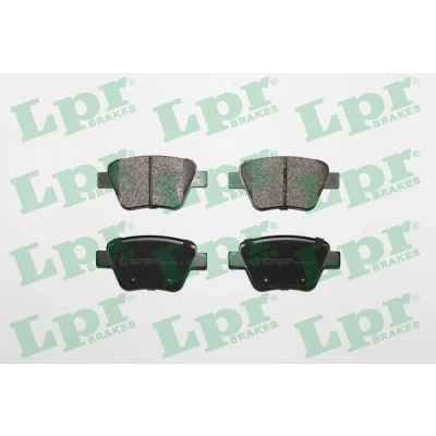 Abbildung von LPR 05P1608 Bremsbelagsatz VOLKSWAGEN: GOLF 6, Caddy 3, Touran I, SKODA: Octavia 2 Combi, Superb II Estate, Yeti, AUDI: A3 Sportback, Hatchback