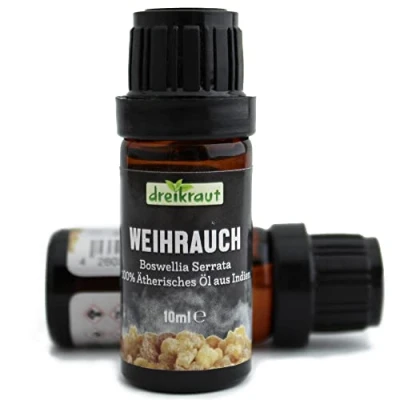 Abbildung von Weihrauchöl, 10 ml, 100% naturrein, Indischer Weihrauch, Boswellia Serrata, Massageöl, Duftöl