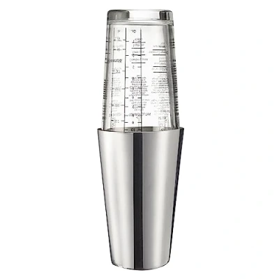 Abbildung von Westmark Boston Shaker Boogie Cocktail mit Skala, professioneller Mixer, Bar Zubehör, inkl. Rezepte zum Mixen von Margarita und mehr Edelstahl, 350 ml