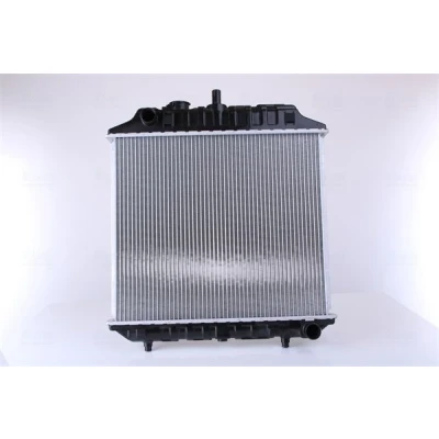 Abbildung von NISSENS 62516 Kühler, Motorkühlung Aluminium 415 470 32 Kühlrippen gelötet