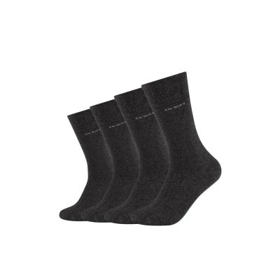 Abbildung von camano 4 PACK Socken, Damen, Größe: 43 46, Anthracite