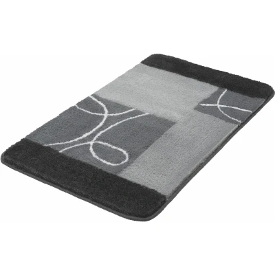 Abbildung von Meusch Badteppich Curly grau 60 x 100 cm