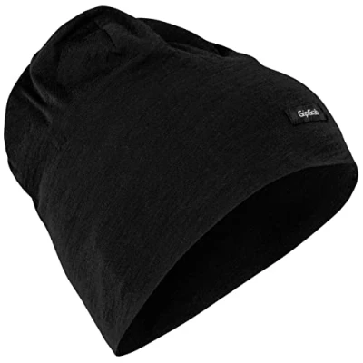 Abbildung von GripGrab Merino Wolle Unterhelm Winter Fahrradmütze Thermo Fahrrad Beanie Radsport Unterziehmütze Skull Cap Sport Mütze