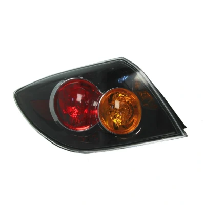 Abbildung von ABAKUS 216 1964L UQ Rückleuchte links äusserer Teil W21W, W21/5W schwarz ohne Lampenträger, Glühlampe MAZDA: 3 Hatchback