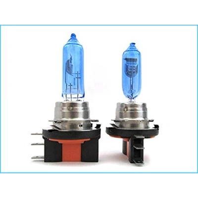 Abbildung von CARALL 2 Stück Halogenlampen 12V Weiß mit Xenon Effekt (H15 55/15W PGJ23t 1)