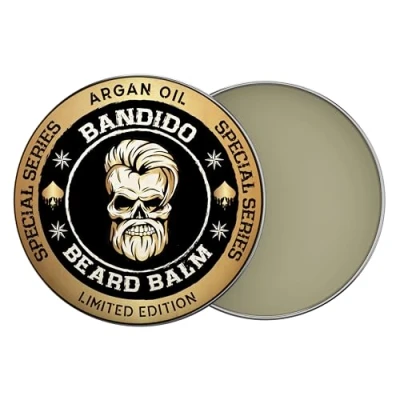 Abbildung von Bandido Beard Balm 40ml Argan Oil Arganöl Bart Wax Pflege mit Öl Men bändigt den und macht es geschmeidiger