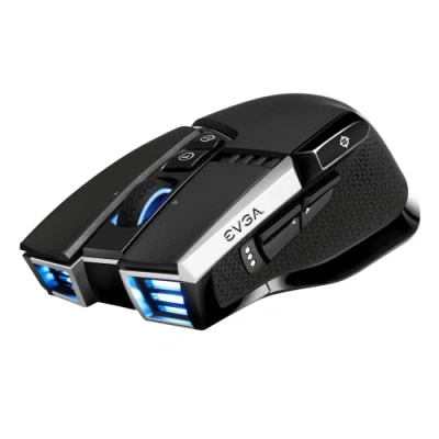 Abbildung von EVGA X20 Gaming Mouse, Wireless, Black, Customizable, 16,000 DPI, 5 Profiles, 10 Buttons, Ergonomic 903 T1 20BK K3