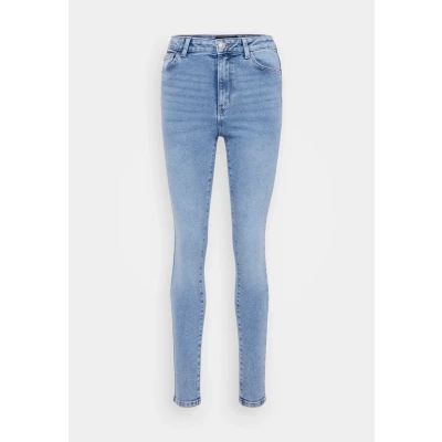 Abbildung von Pieces Pcdana Jeans Skinny Fit, Damen, Größe: XSx32, Light blue denim