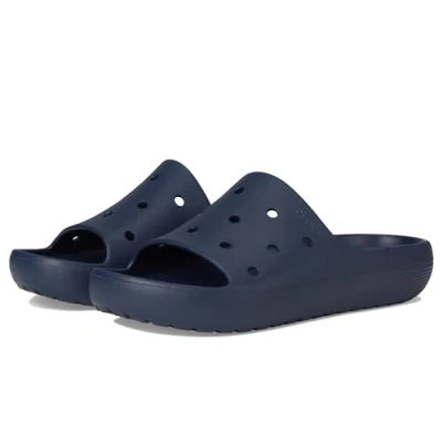 Abbildung von Crocs Unisex Classic Slide V2 Slide, Navy, 43/44 EU