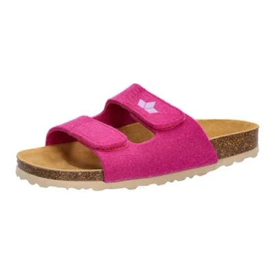 Abbildung von Lico Bioline Velcro Kids Hausschuhe, Bordeaux, 29 EU