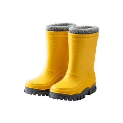 Abbildung von Sterntaler Jungen Unisex Kinder herausnehmbarem Innenschuh Gummistiefel, mattgelb, 23 EU