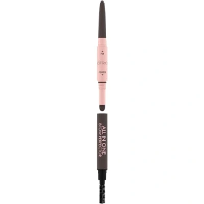 Abbildung von Catrice All In One Brow Perfector, Augenbrauenstift, Nr. 030, Braun, langanhaltend, abdeckend, definierend, natürlich, vegan, ohne Mikroplastikpartikel, Nanopartikel frei, Parfüm, 1er Pack (0.4g)
