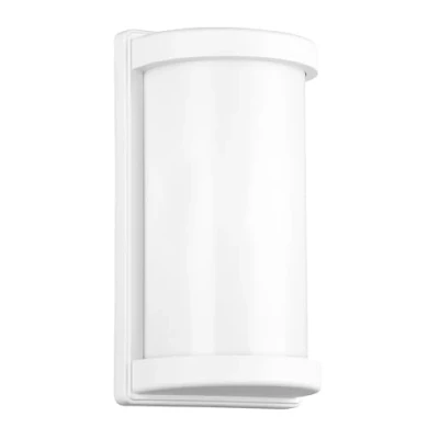 Abbildung von Reality Leuchten Außen Wandleuchte Puelo R21186131, Aluminium Druckguss Weiß matt, Schirm Kunststoff Weiß, exkl. 1x E27