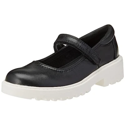 Abbildung von Geox J Casey Girl P Ballet Flat, Black/White, 35 EU