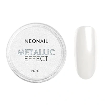 Abbildung von NEONAIL Metallic Effect 01 Glitzer Nägel Puder Nail Art Chrome Powder Nageldesign Zubehör Gelnägel Glitter Glitzerpulver für Chrom Nagelpuder