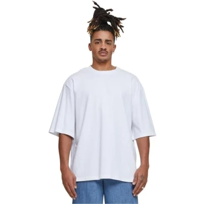 Abbildung von Build Your Brand Herren BY256 Oversized Sleeve Tee T Shirt, White, M