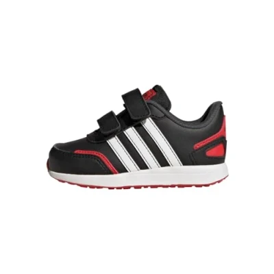 Abbildung von adidas Unisex Baby VS Switch 3 Lifestyle Running Hook and Loop Strap Shoes Laufschuhe, core Black/FTWR White/Vivid red, 21 EU