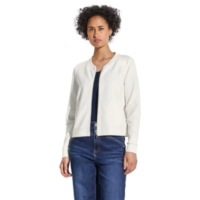 Abbildung von STREET ONE Damen A323159 Leichte Strukturjacke, Off White, 46