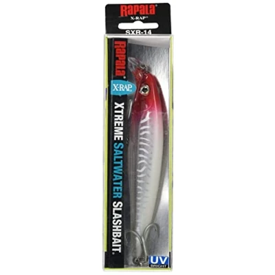 Abbildung von Rapala Unisex Adult X Rap Saltwater Angelköder Angelzubehör für große Raubfische Salzwasser Köder alle Fischarten Locken, Red Head UV, 12cm