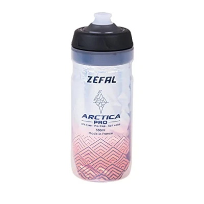 Abbildung von Zefal Arctica Pro 55 Trinkflasche Silber/Rot 550ml
