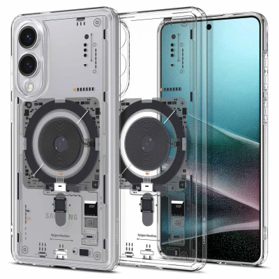 Abbildung von Spigen Ultra Hybrid MagFit Neo One TPU Back Cover Durchsichtig Samsung Galaxy S25 Edge