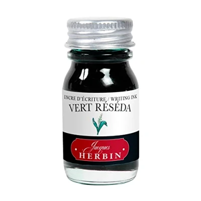 Abbildung von J.Herbin 11538T Tinteflakon für Füller, 10 ml resedagrün