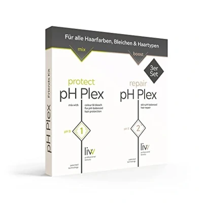 Abbildung von pH Plex 1 &amp; 2 Schutz Reparatur Friends Kit für Dich und Deine Freunde schützt das Haar während des Färbens/Bleichens repariert geschädigtes geeignet alle Haartypen
