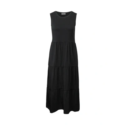 Abbildung von Street One MIT Volants Jerseykleid, Damen, Größe: 38, Schwarz