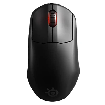 Abbildung von SteelSeries Prime Wireless Esports Leistung Kabellose Gaming Maus 100 Stunden Akkulaufzeit TrueMove Air Optical Sensor mit 18.000 CPI Magnetisch optische Schalter