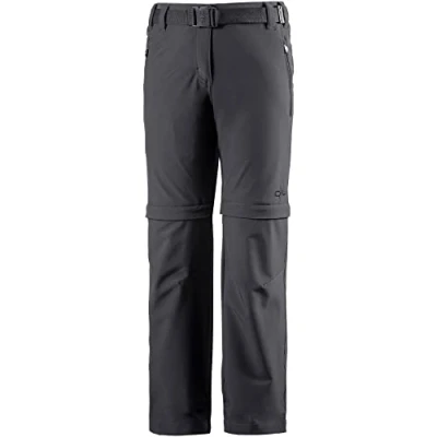 Abbildung von CMP Stretch Zip off Hose für Kinder, Anthrazit Schwarz, 176