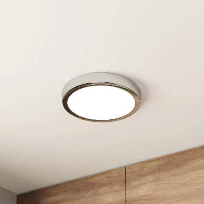 Abbildung von EGLO Deckenleuchte »FUEVA 5«, Leuchtmittel LED Modul fest integriert, in chrom aus Stahl 17W Warmweiß