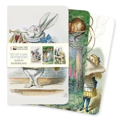 Abbildung von Dreier Set Mini Notizbücher: John Tenniel, Alice im Wunderland: Unser beliebten Notizbücher 3er Pack mit flexiblen, künstlerisch gestalteten ... des Künstlers (Mini (3er Pack))
