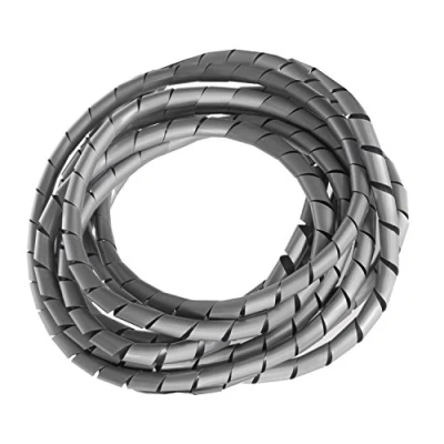 Abbildung von Maclean MCTV 684 S Flexible Kabelspirale Spiralband Kabelschlauch Bündelbereich Wickelschlauch 3m (5 * 6mm, Silber)