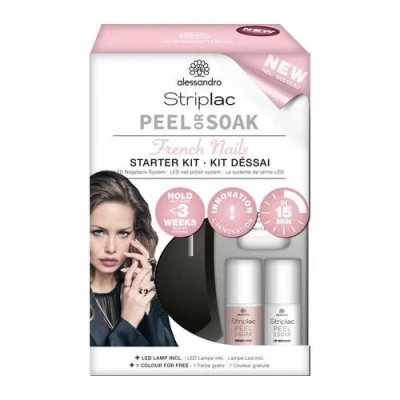 Abbildung von Alessandro Striplac Peel Or Soak French Nails starter set