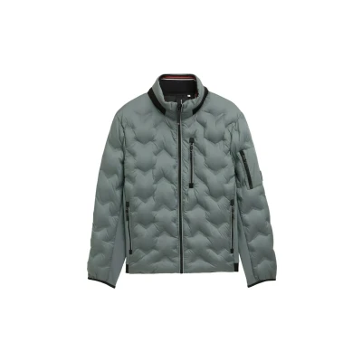Abbildung von TOM Tailor Hybrid MIT Verstaubarer Kapuze Übergangsjacke, Herren, Größe: 3XL, Washed jasper green