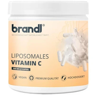 Abbildung von Liposomales Vitamin C hochdosiert, natürlich &amp; ohne Zusatzstoffe 500mg pro Kapsel by brandl® Liposomal Kapseln 120 Stk.