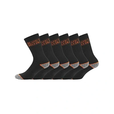 Abbildung von Black+Decker Herren Black &amp; Decker Chaussettes Bx/Chs/1/X6 Chaussettes, Noir, 43 46 EU