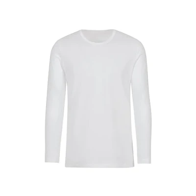 Abbildung von Trigema Mädchen Langarmshirt 202501, Weiß (weiss 001), 140