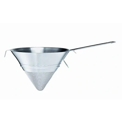 Abbildung von RÖSLE Gaze Sieb, Hochwertiges Sieb zum Passieren von Saucen und Suppen, Edelstahl 18/10, Spülmaschinengeeignet, 25 cm, Silberfarben