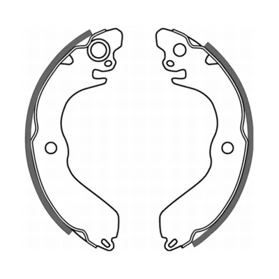 Abbildung von ABE C05031ABE Bremsbacken Hinterachse 180 37 AKEBONO MITSUBISHI: Lancer 4, COLT 3