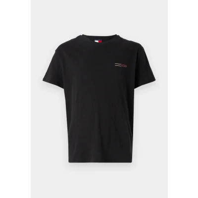 Abbildung von Tommy Jeans Graphic SLUB TEE Tshirt print, Herren, Größe: 48, Black