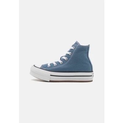 Abbildung von Converse Chuck Taylor ALL STAR EVA LIFT Unisex Sneaker high für Kinder, Größe: 27, Lakeside blue/white/black Schuhe
