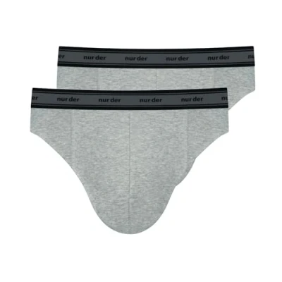 Abbildung von Nur Der 2er Pack Slip GOTS Organic Cotton aus Bio Baumwolle Männer Unterhosen Herren