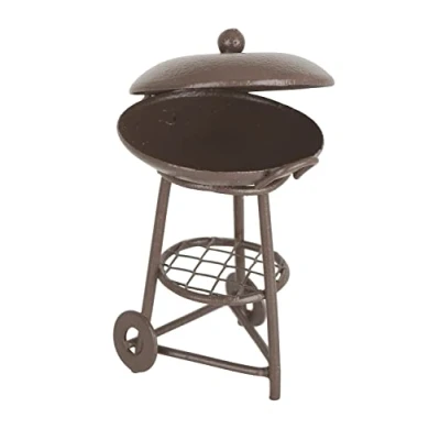 Abbildung von Miniatur Grill Garten Geschenk Puppenhaus Metall Minigrill